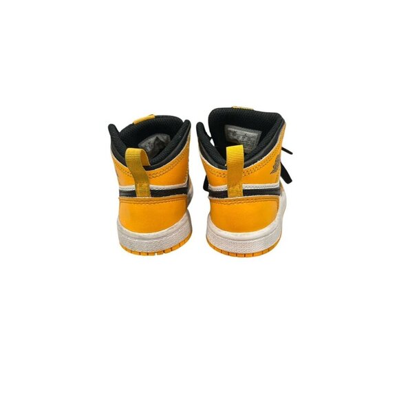 Jordan Toddler's 1 Mid Black/Dark Iris-White 640735 095 Size 8 - Picture 4 of 5